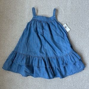 NWT Old Navy 4T blue denim sun dress